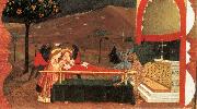UCCELLO, Paolo Miracle of the Desecrated Host (Scene 6) wt oil painting